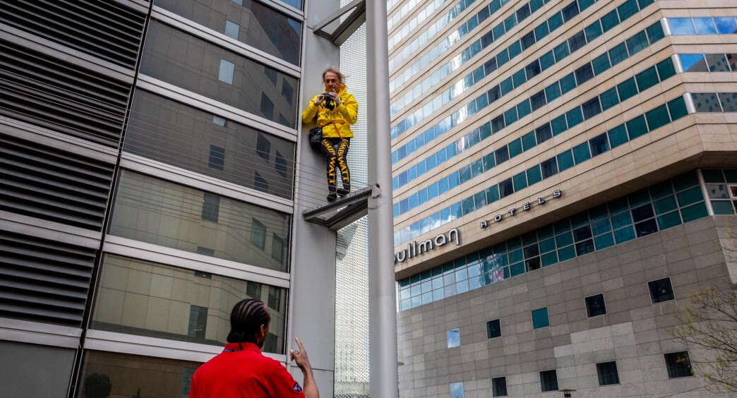 guillaume galmiche photographe entreprise alain robert engie climb événement paris