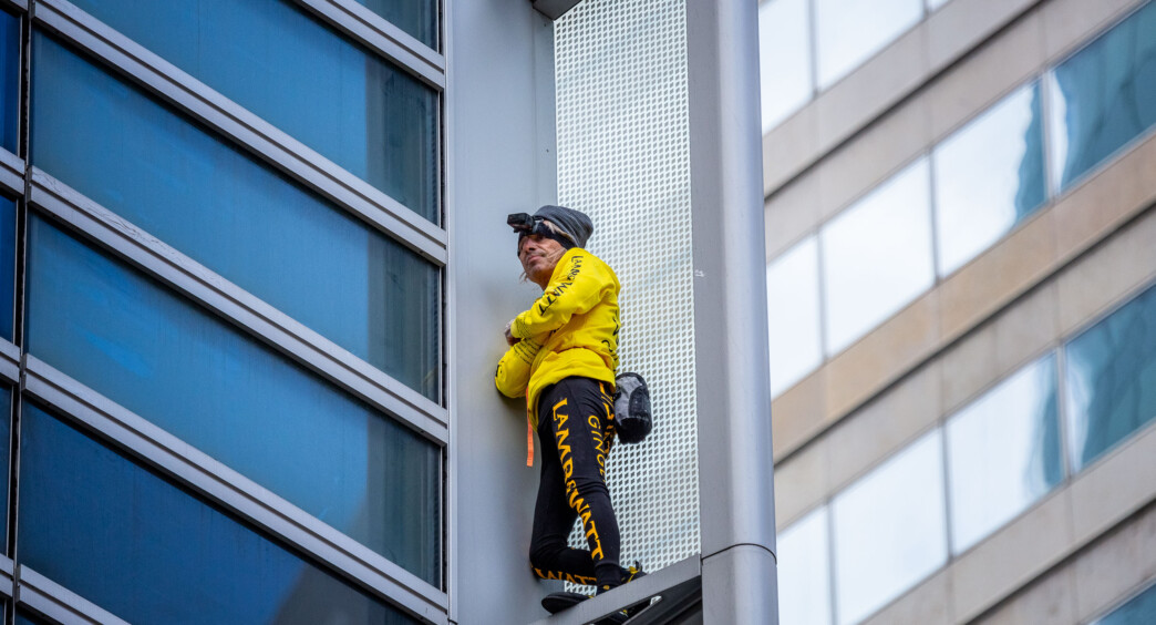 guillaume galmiche photographe entreprise alain robert engie climb événement paris