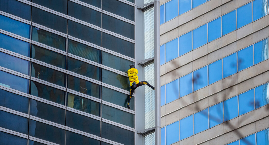 guillaume galmiche photographe entreprise alain robert engie climb événement paris